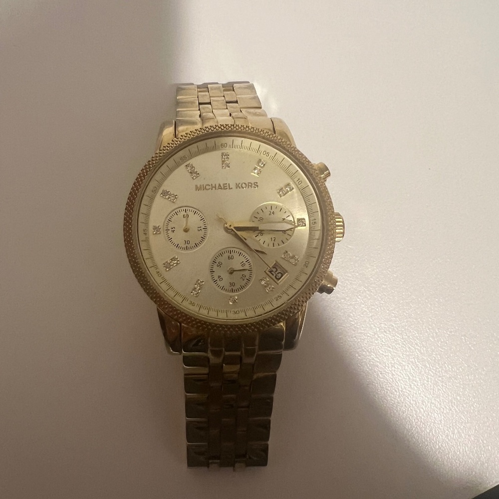 Gold Michael Kors watch